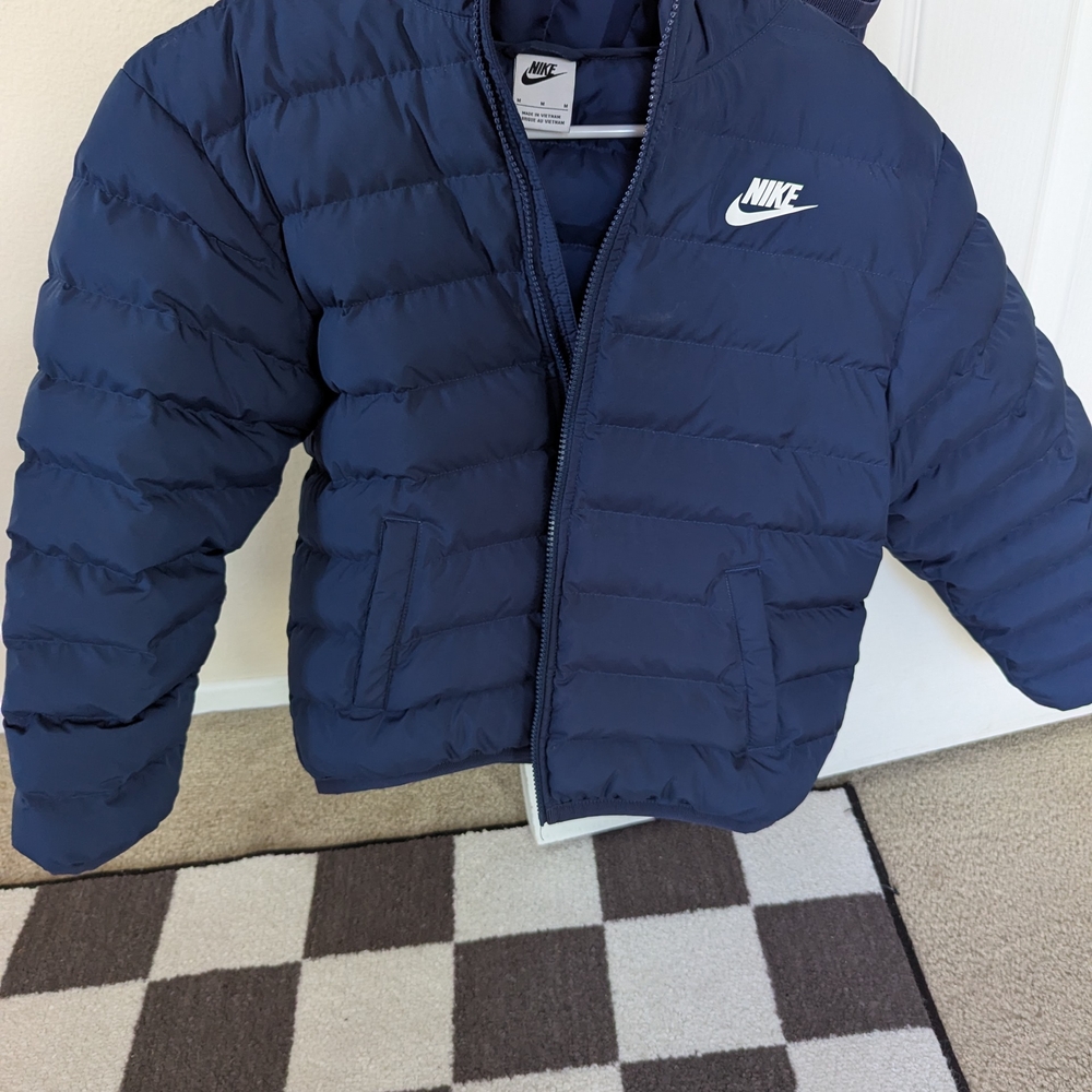 Nike Kids Dark Blue Puffer Jacket